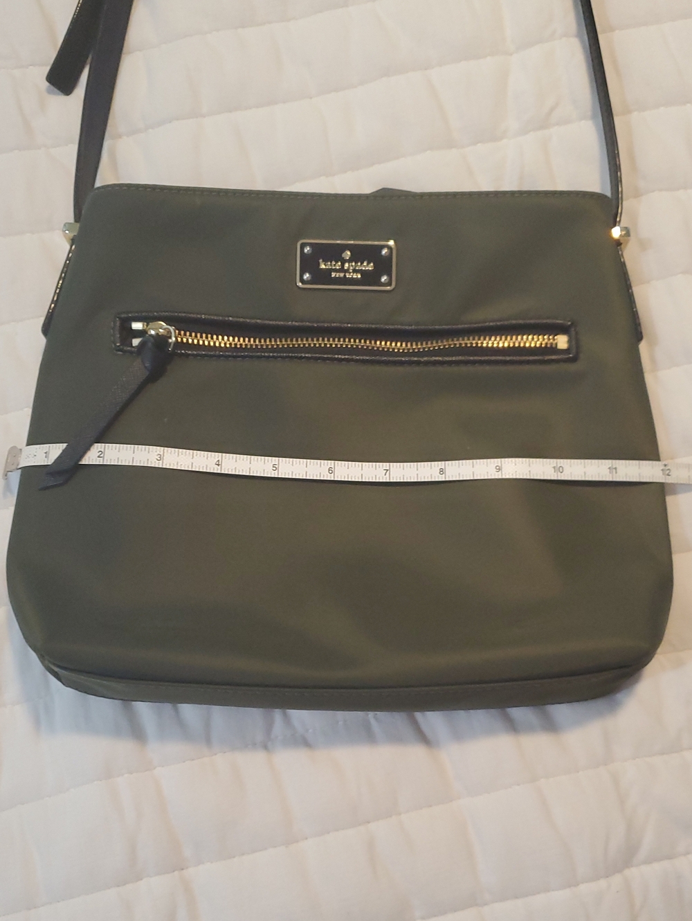 Kate Spade Green Crossbody Bag - Olive Green - Picture 12 of 13
